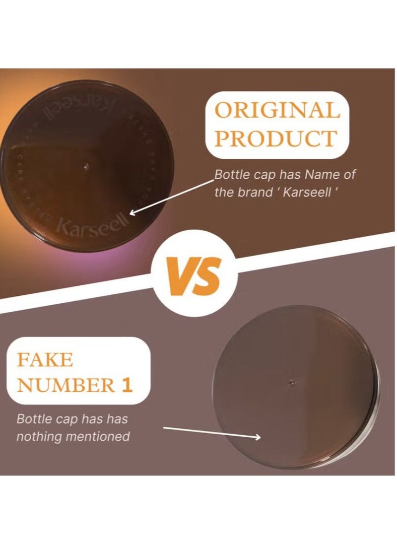 Karseell - Karseell Collagen Hair Treatment Deep Repair Conditioning Argan Oil Collagen Hair Mask Essence for Dry Damaged Hair All Hair Types 500ml - Image 1