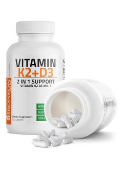 Bronson Vitamin K2 Mk7 With D3 Supplement Vitamin D And K Complex Premium Non Gmo 120 Capsules  - Image 4