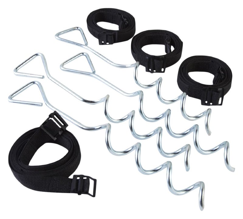 JumpKing Trampoline Anchor Kit , Black - Image 2