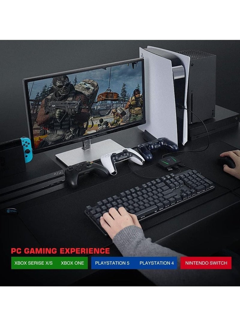 LEADJOY محول محول لوحة المفاتيح والماوس، محول محول وحدة التحكم لأجهزة Xbox One وXbox Series X/S وPlayStation 5 وPlayStation 4 وNintendo Switch - Image 3
