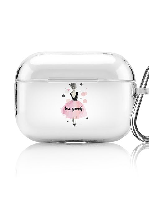 Classic Clear printed Case for Apple AirPods Pro 2nd Generation Thin Transparent Cover [Designed for Apple AirPods Pro 2nd Generation] - Love Yourself
