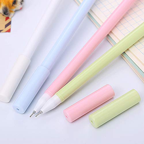 KRIZJUES 12 Pcs Kawaii Cute Gel Ink Pens, Suitable for Writing, Gifts for Children and Teachers, Black Refill 0.5mm - Image 5
