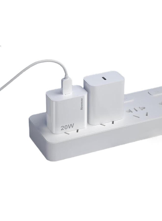 Newmine Apple Charger, Iphone 16 Charging Head, Pd20W Fast Charging, Compatible With Apple 15/14/13/Ipad Tablets, Type-C Port Plug - Image 3
