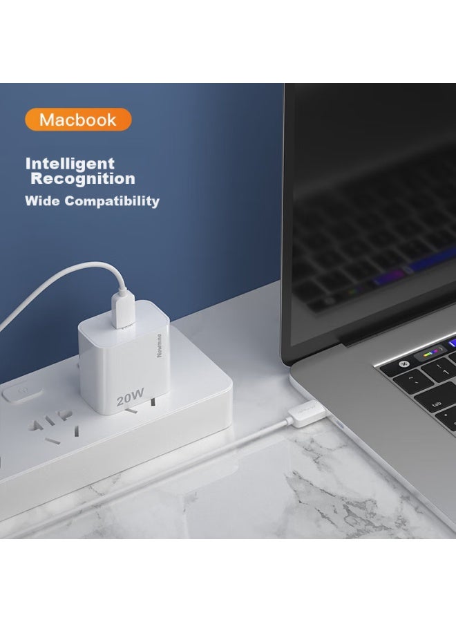 Newmine Apple Charger, Iphone 16 Charging Head, Pd20w Fast Charging, Compatible With Apple 15/14/13/ipad Tablets, Type-c Port Plug - Image 4