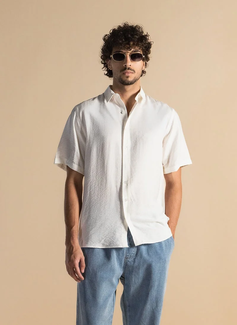 شايبس قميص مريح من مزيج الكتان