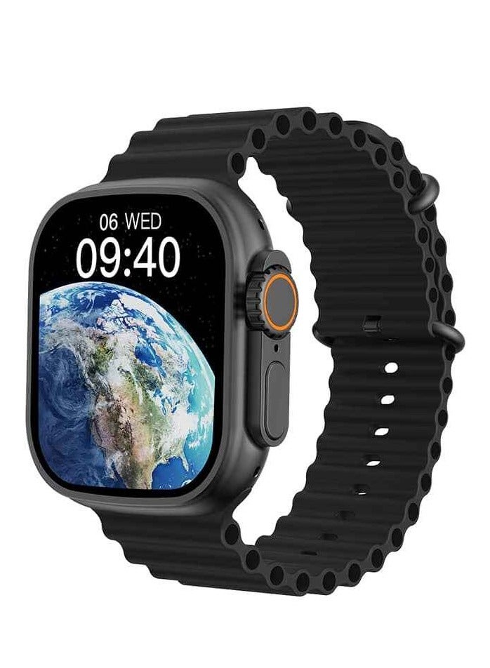 Oteeto TU96 Smart Duo Smart Watch AMOLED Display with Bluetooth Earphone and Wireless Charger - Image 1