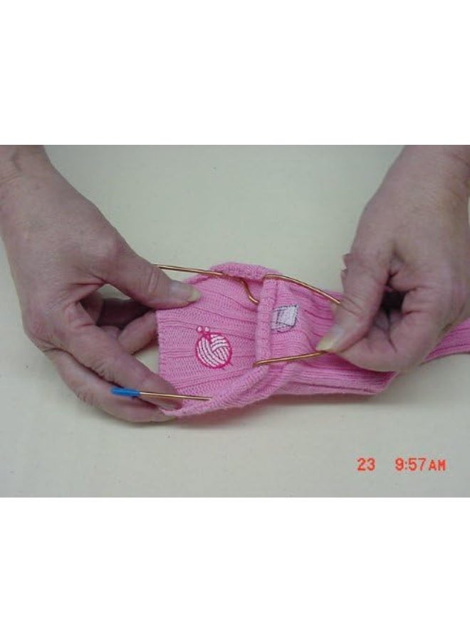 Embroidex 2 آلة تطريز سهلة مع مساعدة تثبيت الجوارب / مجموعة حلقات من 2 = للكبار والأطفال - Image 3