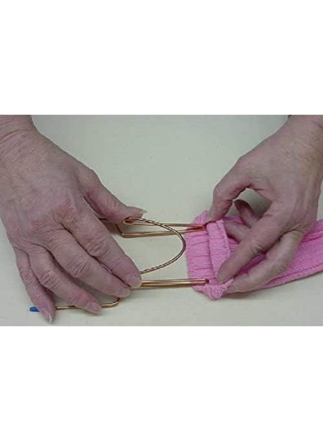 Embroidex 2 آلة تطريز سهلة مع مساعدة تثبيت الجوارب / مجموعة حلقات من 2 = للكبار والأطفال - Image 4