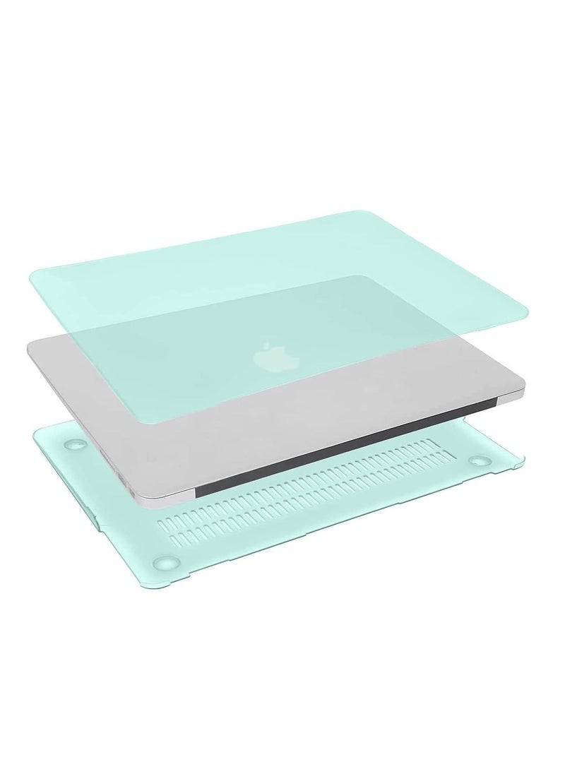 ماركة غير محددة غطاء جراب صلب من البلاستيك لجهاز MacBook متوافق فقط مع MacBook Air 13 بوصة 2020 2019 2018 الإصدار M1 A2337 A2179 A1932 مع شاشة Retina ومعرف اللمس باللون الأخضر  - Image 4