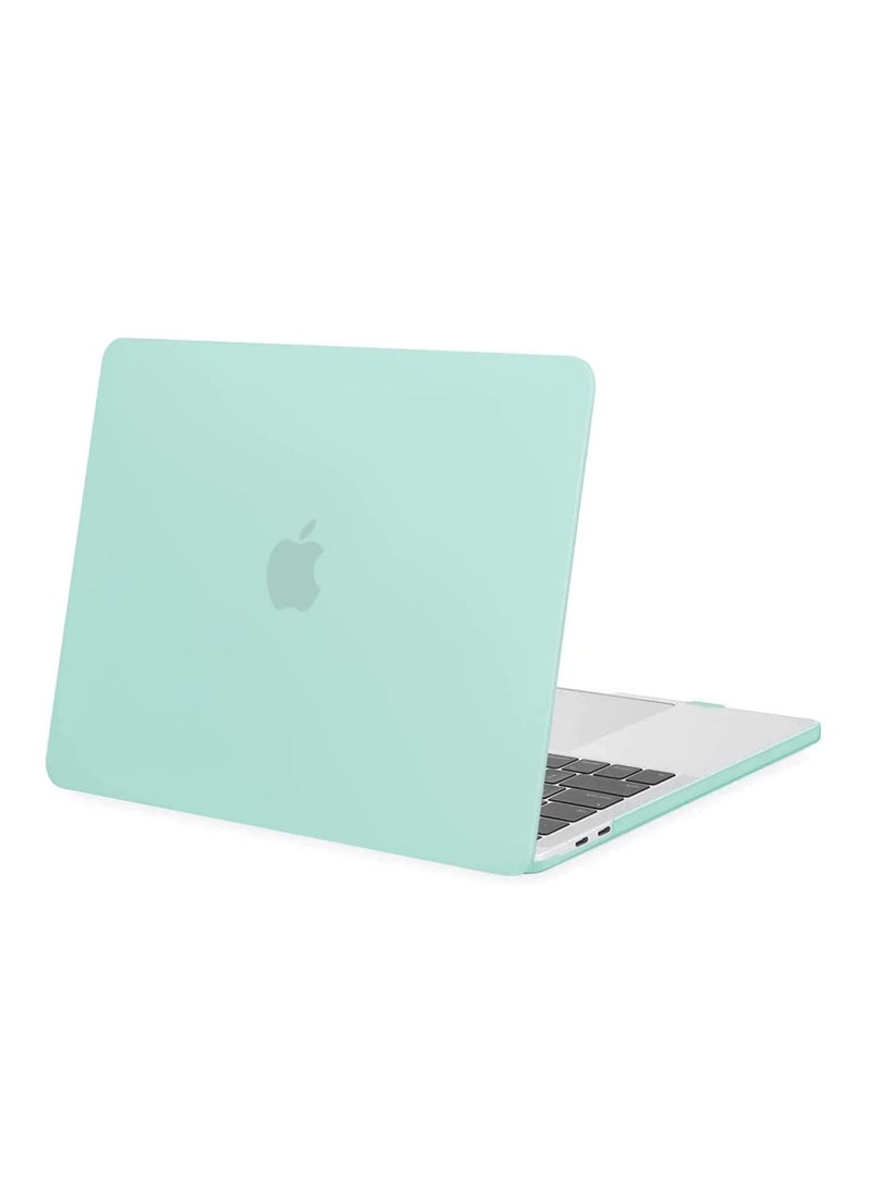 ماركة غير محددة غطاء جراب صلب من البلاستيك لجهاز MacBook متوافق فقط مع MacBook Air 13 بوصة 2020 2019 2018 الإصدار M1 A2337 A2179 A1932 مع شاشة Retina ومعرف اللمس باللون الأخضر  - Image 3