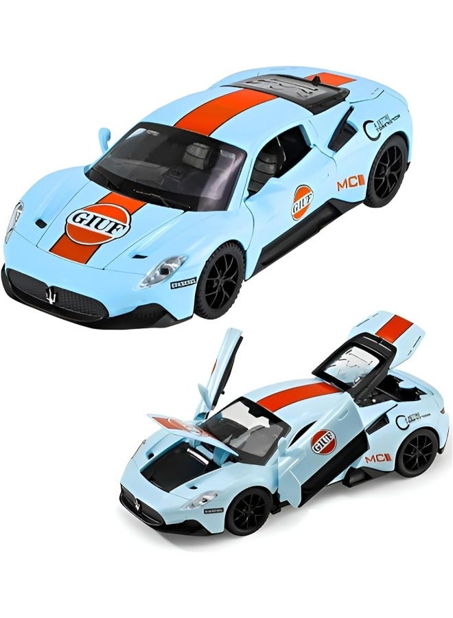 حديقة الألعاب سيارة لعبة مصبوبة مع صوت وضوء - مركبات إصدار الخليج، ألعاب سيارات مصبوبة مزخرفة، هدية تفاعلية للأطفال، مثالية للعب والعرض - Image 1