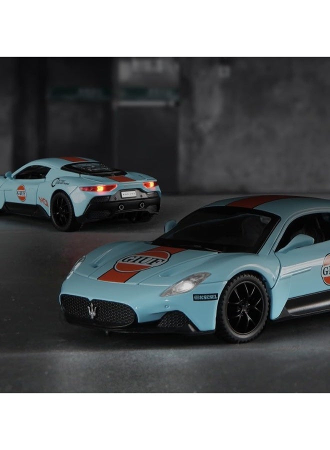 حديقة الألعاب سيارة لعبة مصبوبة مع صوت وضوء - مركبات إصدار الخليج، ألعاب سيارات مصبوبة مزخرفة، هدية تفاعلية للأطفال، مثالية للعب والعرض - Image 3