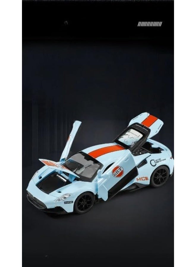 حديقة الألعاب سيارة لعبة مصبوبة مع صوت وضوء - مركبات إصدار الخليج، ألعاب سيارات مصبوبة مزخرفة، هدية تفاعلية للأطفال، مثالية للعب والعرض - Image 2