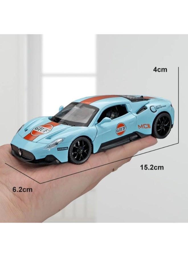 حديقة الألعاب سيارة لعبة مصبوبة مع صوت وضوء - مركبات إصدار الخليج، ألعاب سيارات مصبوبة مزخرفة، هدية تفاعلية للأطفال، مثالية للعب والعرض - Image 4