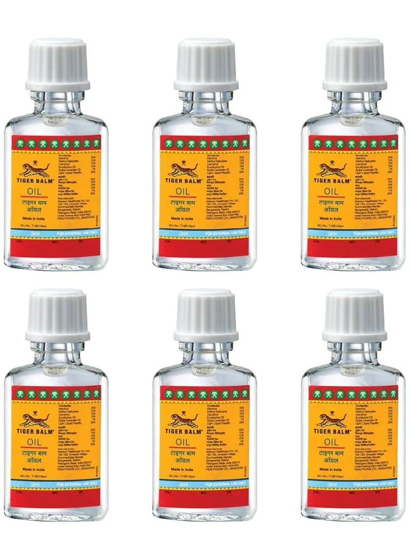 زيت للصداع وانسداد الأنف 3 مل (عبوة من 6 قطع) - Image 1