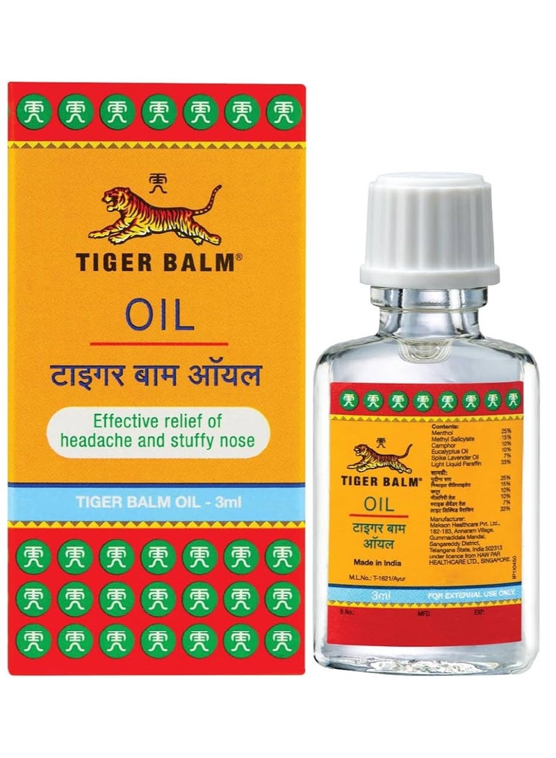 زيت للصداع وانسداد الأنف 3 مل (عبوة من 6 قطع) - Image 2