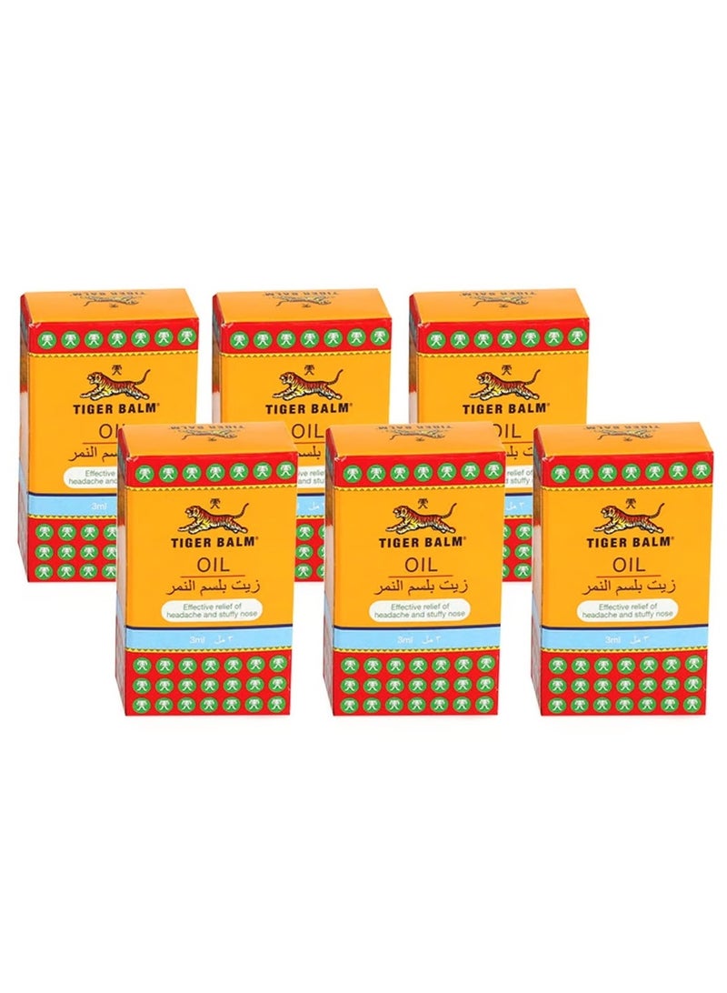 زيت للصداع وانسداد الأنف 3 مل (عبوة من 6 قطع) - Image 4