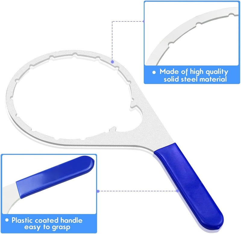 6in Collar Metal Fuel Filter Wrench Fit, Non Slip Oil Fuel Filter Wrench, Filter Water Separator Wrench, Oil Filter Removal Tool for 382 Filter - Image 4