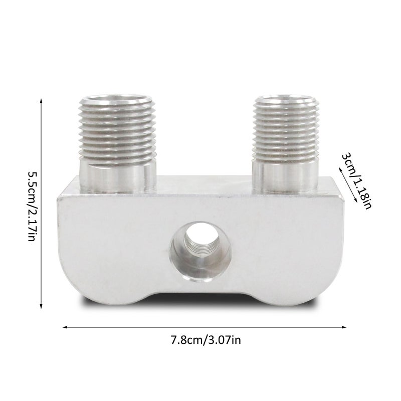 Aluminium Alloy Compressor Fitting Adapter for LSX LS1 A/C Compressor - Image 2