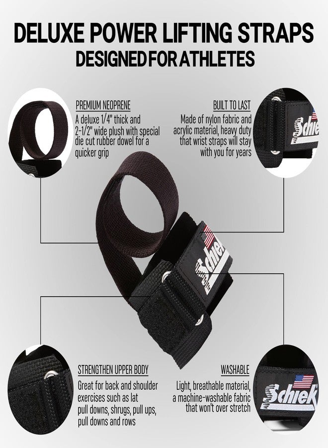 Schiek Sports 1000 Pls Power Series Lifting Straps - Image 3