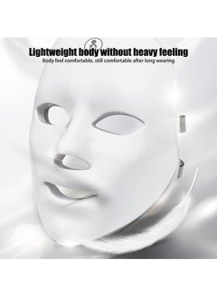 SYOSI LED Light Therapy Face Mask, 7 Colours Light Therapy Mask Beauty Photon Therapy Mask for Face Skin Rejuvenation Facial Skin Treatment Anti-Aging Anti Acne Anti Wrinkle  - Image 2