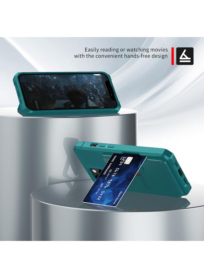 Zaboon Case For iPhone 13 mini Magnetic Wallet Card Bag Leather Case - Image 3