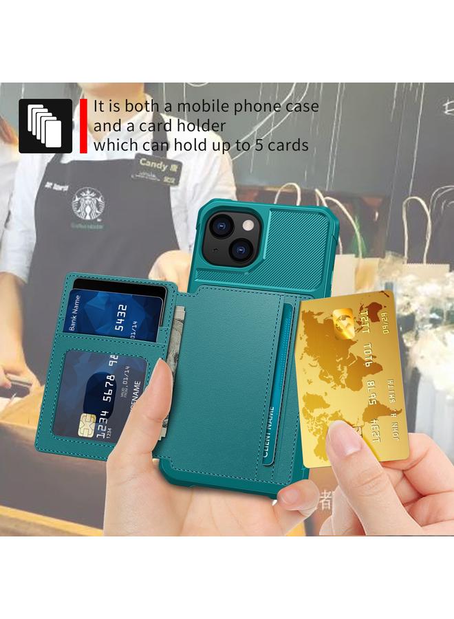 Zaboon Case For iPhone 13 mini Magnetic Wallet Card Bag Leather Case - Image 5