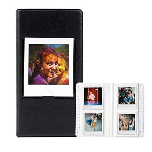 WOGOZAN 64 Pockets Album for Fujifilm Instax Square Film Photo Album SQ40 SQ1 SQ6 SQ10 SQ20 SP3 Square Instant Film Camera Black