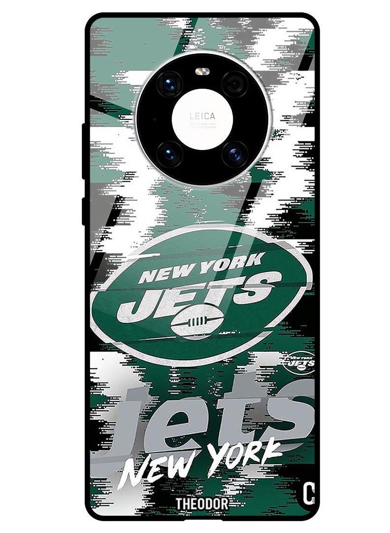 Theodor Protective Tempered Glass Case Cover HUAWEI MATE 40 PRO 5G  Jets - Image 1