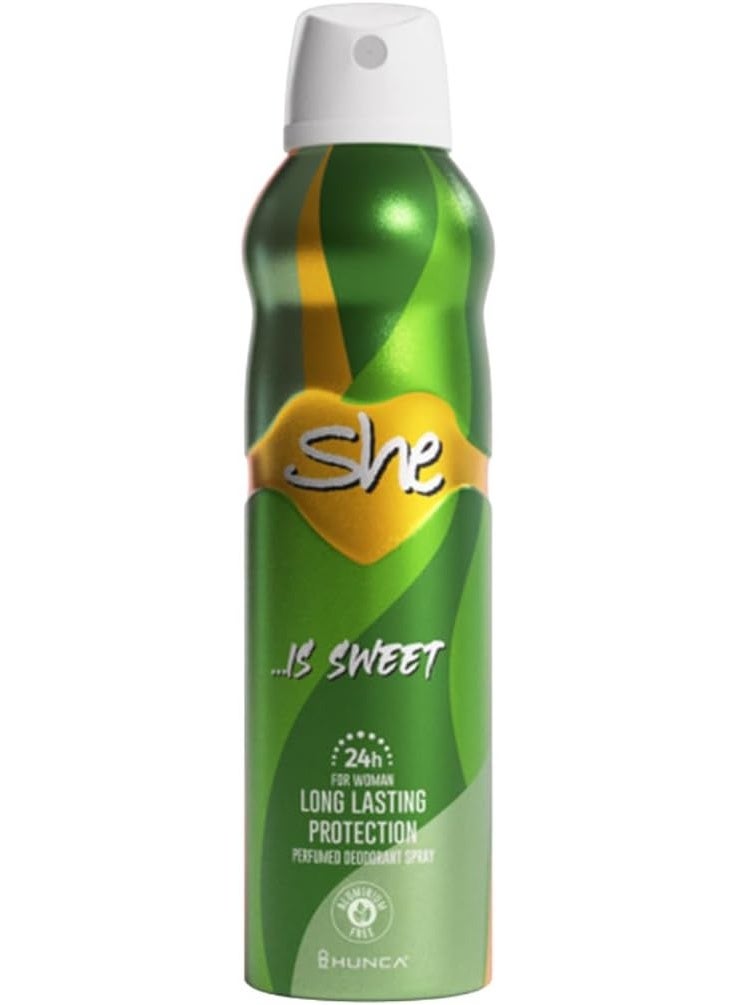 SHE Spray Deodorant with is sweet scent, 150 ml - Image 1