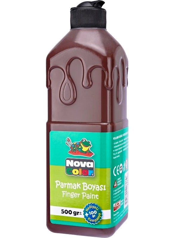 NOVA - Color Nc-376 Finger Paint 500 Gr Brown - Image 1