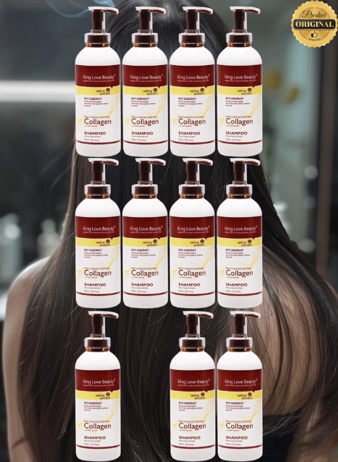 كينج 11 قطع كينج لوف بيوتي شامبو للشعر بالكولاجين 800 مل - Image 1