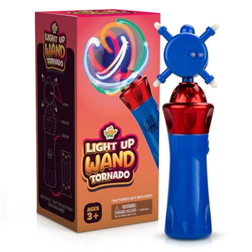 IPIDIPI TOYS Spinning Light Up Wand for Kids LED Magic Swirling Christmas Stocking Stuffers Goodie Bag Toys Ideal Gift Birthday Party Favors for Boys Girls - Image 1