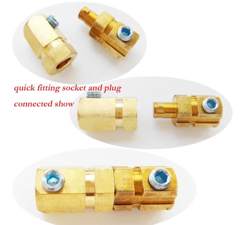 Solder Cable Connector Set 2 Pieces Male Female Connector for Welding Electrical Welding 50/35