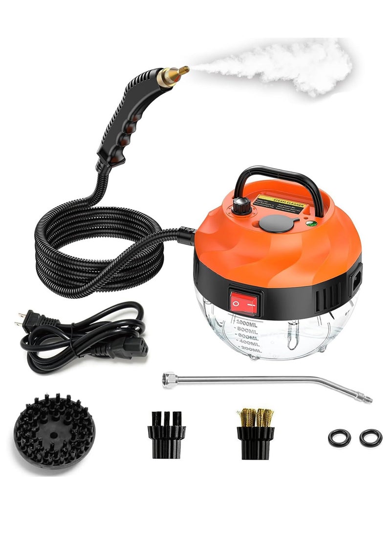 Steam Cleaner, Car Cleaning Tools, 3800W High Temperature Pressurized Steam Cleaner with 3 Brush Heads, Handheld Portable Steam Cleaners for Kitchen, Bathroom, Carpet, Car and Tile - Image 1
