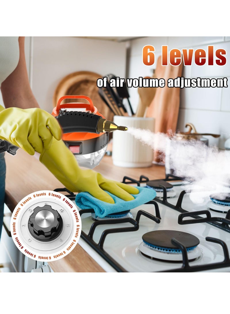 Steam Cleaner, Car Cleaning Tools, 3800W High Temperature Pressurized Steam Cleaner with 3 Brush Heads, Handheld Portable Steam Cleaners for Kitchen, Bathroom, Carpet, Car and Tile - Image 3
