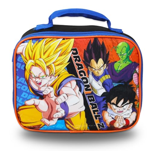 TOEI Animation Dragon Ball Z Backpack with Lunch Box - Bundle with 16" Backpack, Lunch Bag, Water Bottle, Stickers, More | Dragon Ball School Backpack Kids - Image 3