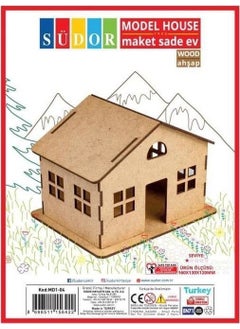 Südor Wood Wooden DIY Model Simple Big House 160 x 130 x 120 mm  - Image 3