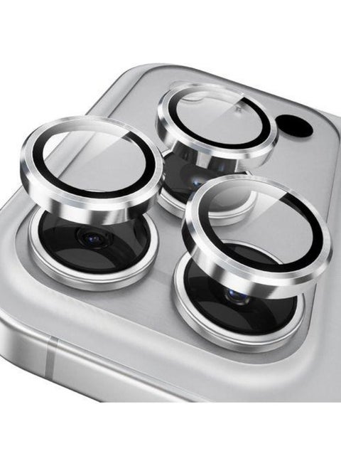 لينس حماية كاميرا لهاتف ايفون 17 برو ماكس & 17 برو - فضي