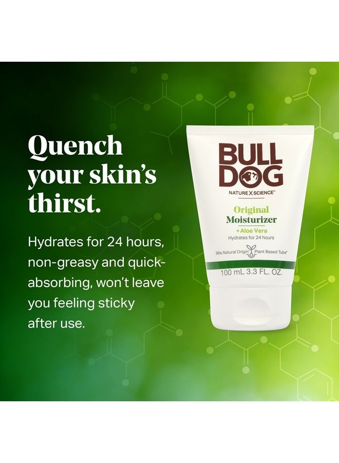 Bulldog Mens Skincare and Grooming Bulldog Skincare and Grooming For Men Original Face Moisturizer, 3.3 Ounce  - Image 4