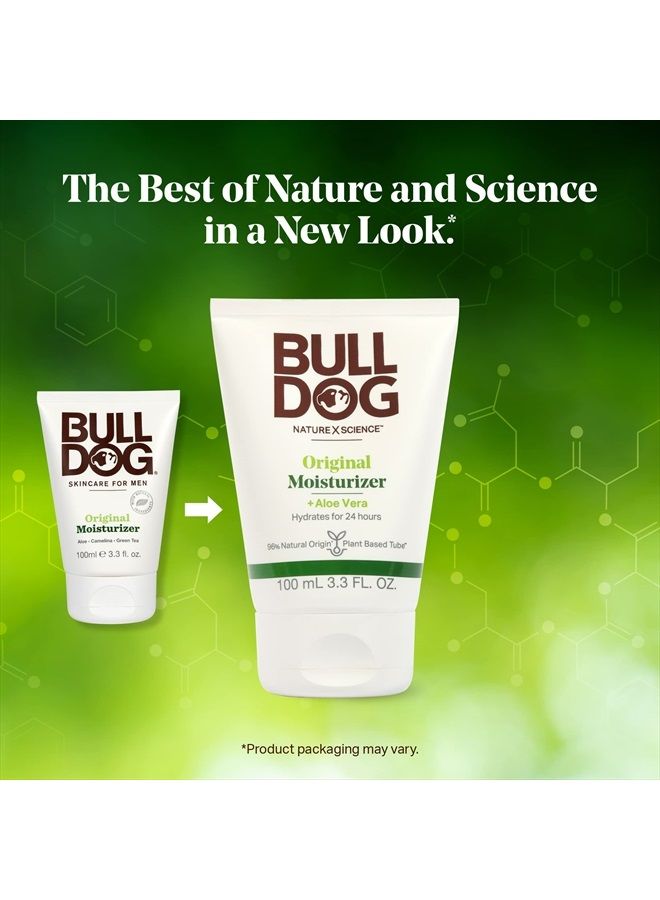 Bulldog Mens Skincare and Grooming Bulldog Skincare and Grooming For Men Original Face Moisturizer, 3.3 Ounce  - Image 2