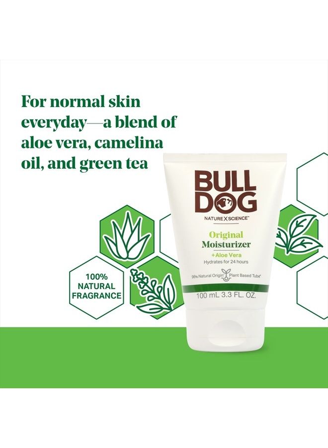 Bulldog Mens Skincare and Grooming Bulldog Skincare and Grooming For Men Original Face Moisturizer, 3.3 Ounce  - Image 3