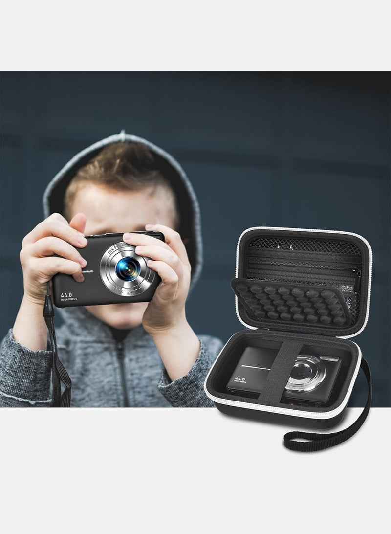 Captaintech Camera Case for CAMKORY/for Kodak Pixpro/for VAHOIALD/for Sony DSCW800 830/ for Canon PowerShot 180 190  Cameras Storage Holder for Accessories (Box Only)-Black - Image 5