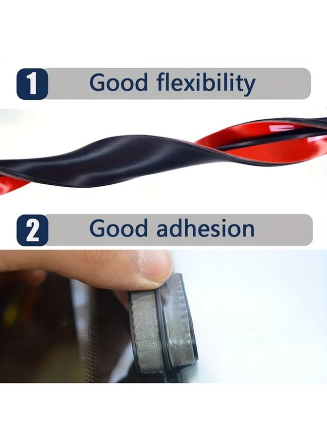 2M Rubber Windshield Sealing Strip Waterproof Dustproof Universal Fit For Car Truck RV - Image 5