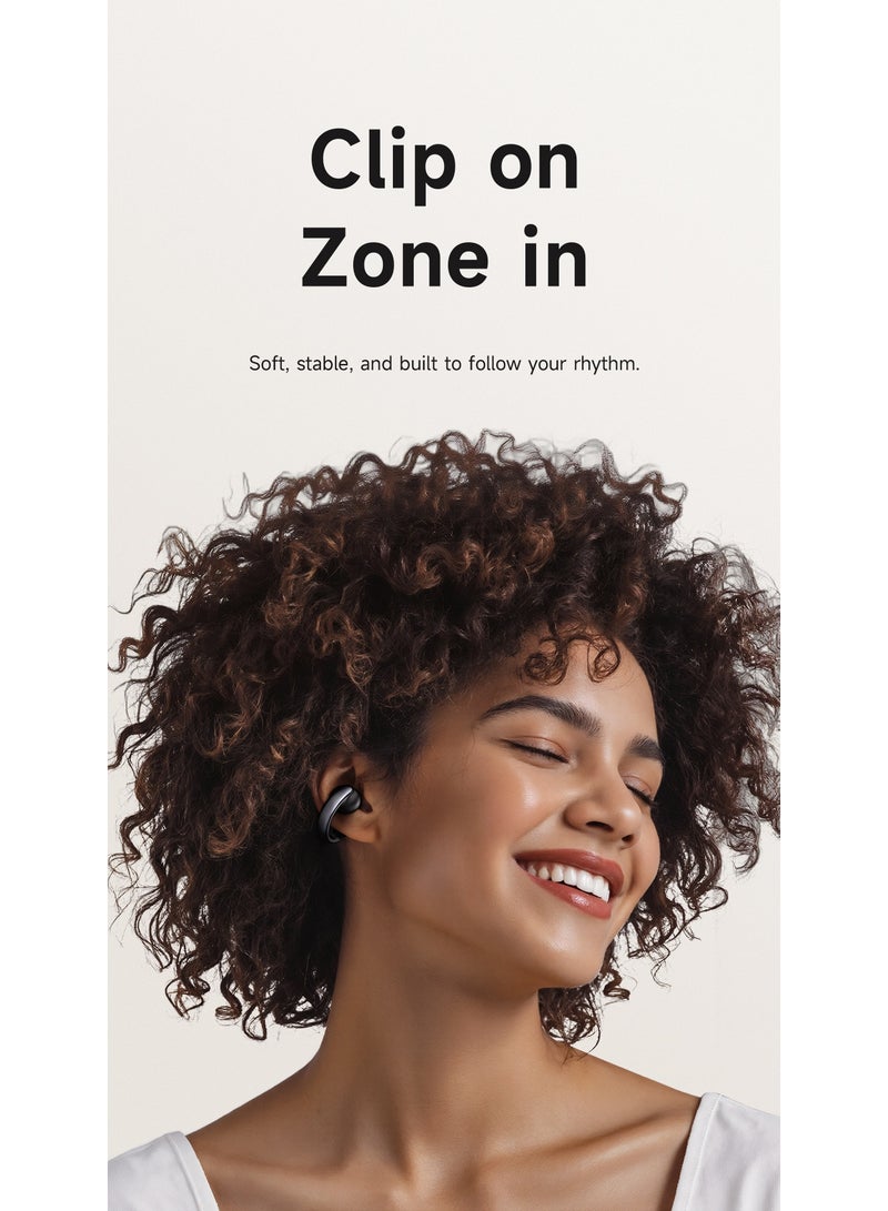Mcdodo Clip-On Open-Ear Wireless Earbuds, Air O3, LED Battery Display, Bluetooth 5.4, IPX4, 24H Playtime, iPhone Android, Black, HP-8160 - Image 4