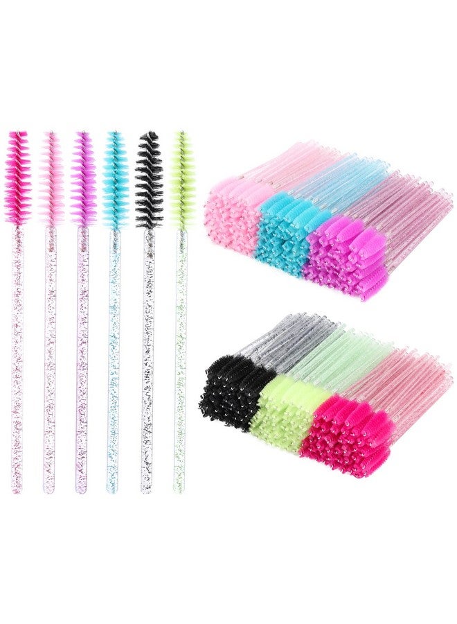 Tbestmax 300 Disposable Mascara Wands Eyelash Brush Spoolies For Eye Lash Extension Eyebrow And Makeup Crystal Tbestmax - Image 1