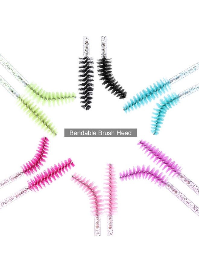 Tbestmax 300 Disposable Mascara Wands Eyelash Brush Spoolies For Eye Lash Extension Eyebrow And Makeup Crystal Tbestmax - Image 3