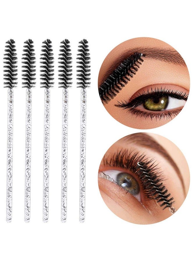 Tbestmax 300 Disposable Mascara Wands Eyelash Brush Spoolies For Eye Lash Extension Eyebrow And Makeup Crystal Tbestmax - Image 4