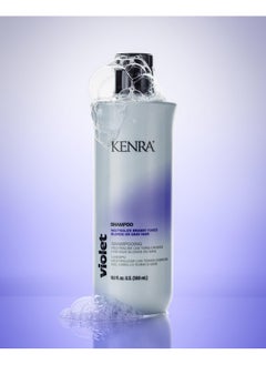 Kenra Violet Shampoo Eliminates Brassy Tones Purple Pigment + Deposit Neutralizes Yellow Moisturizes Processed Hair Enhances Vibrancy Of Blonde Or Gray Hair Color Safe 10.1 Fl. Oz.  - Image 3