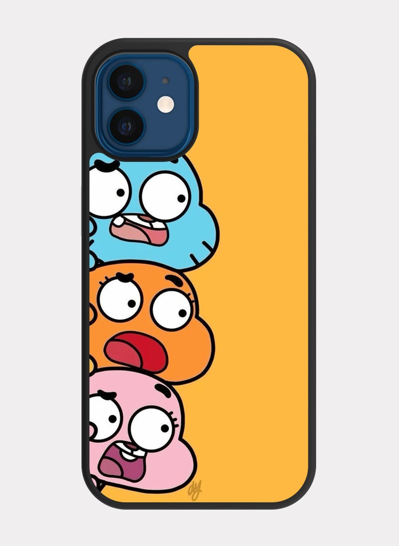 PXLAAT iPhone 12 case cover Gumball And Darein And Anais - Image 1